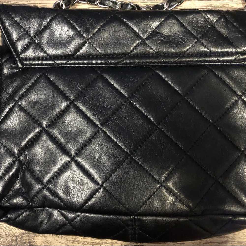 Black Faux Leather Bag - Picture 8 of 8